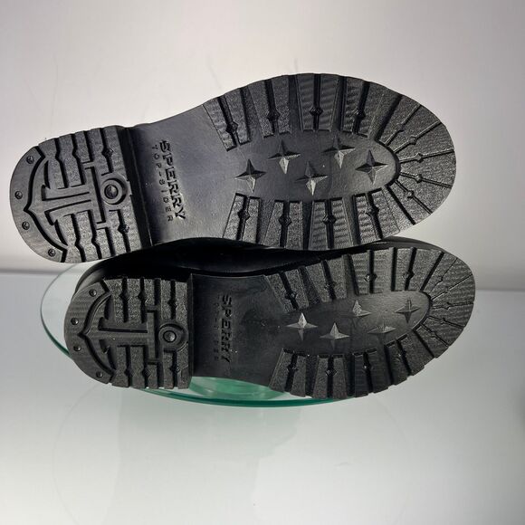 Sperry Walker Atlantic Rain Boots Womens Black Waterproof STS82562 - Picture 5 of 7